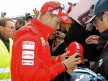 Casey Stoner signing autographs at Le Mans Circuit