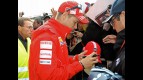 Casey Stoner signing autographs at Le Mans Circuit