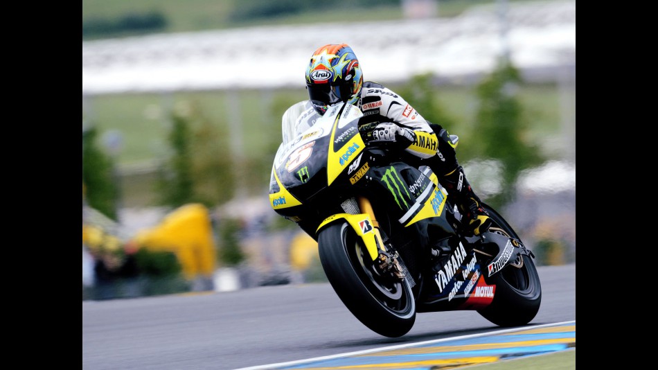 Colin Edwards in action in Le Mans