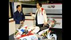 Bourguignon presents De Puniet's Honda RC212V