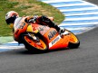Marc Márquez on track at the Official Test in Jerez