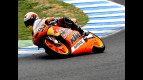 Marc Márquez on track at the Official Test in Jerez