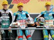 Jonas Folger, Julian Simon and Sergio Gadea on the Podium at Le Mans