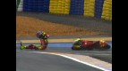 Dominique Aegerter crash during race in Le Mans