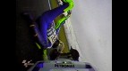 Valentino Rossi crash during race in Le Mans