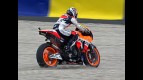 Dani Pedrosa during WUP in Le Mans