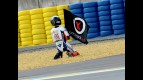 Jorge Lorenzo celebrates GP win in Le Mans