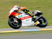 Marco Simoncelli in action in Le Mans
