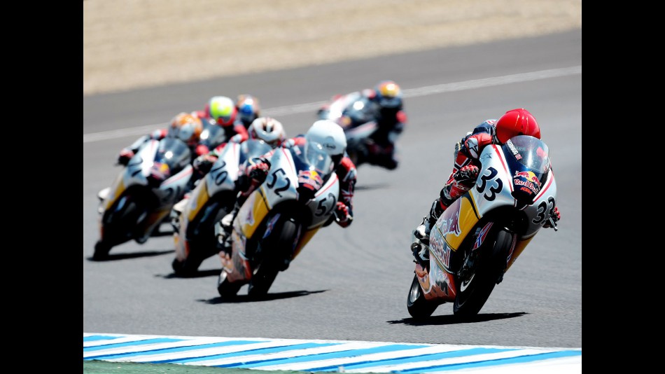 Red Bull Rookies in action in Jerez