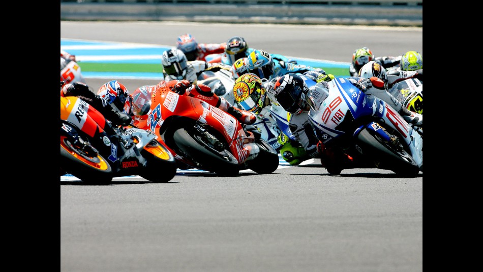 MotoGP group in action