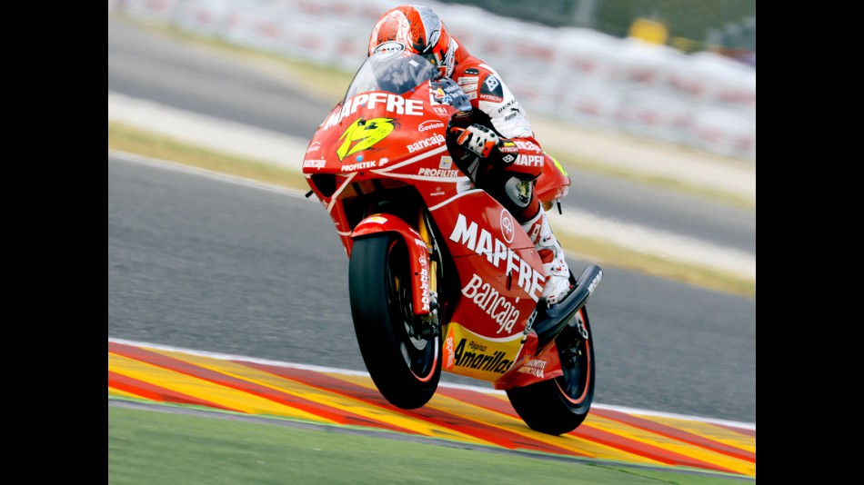 Alvaro Bautista in action in Mugello