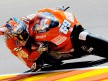Nicky Hayden in action in Mugello