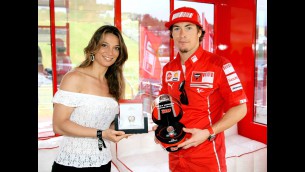 Granbassi meets Hayden in Tissot presentation
