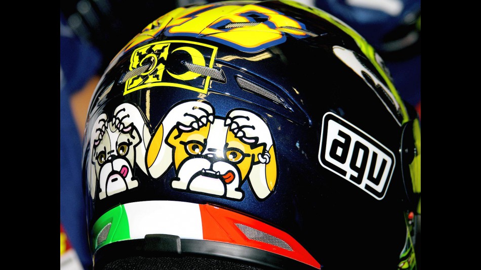 Valentino Rossi´s helmet for Mugello