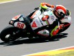 Marco Simoncelli in action in Mugello