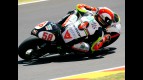 Marco Simoncelli in action in Mugello