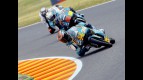 Bradley Smith riding ahead of 125cc group in Mugello