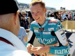 Bradley Smith in Parc Fermé afeter 125cc race in Jerez