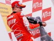Casey Stoner on the Podium at Mugello