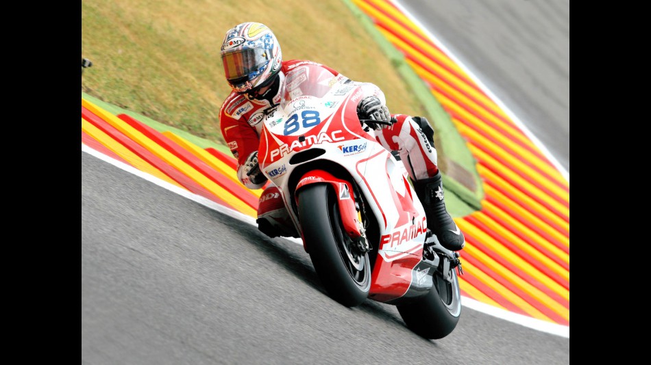 Niccolò Canepa in action in Mugello