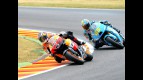 Andrea Dovizioso riding ahead of Loris Capirossi in Mugello