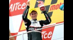 Nico Terol on the podium at Mugello