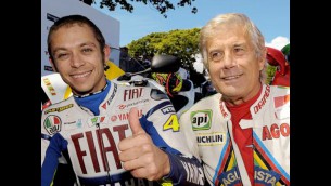 Rossi and Agostini pay Isle of Man TT visit