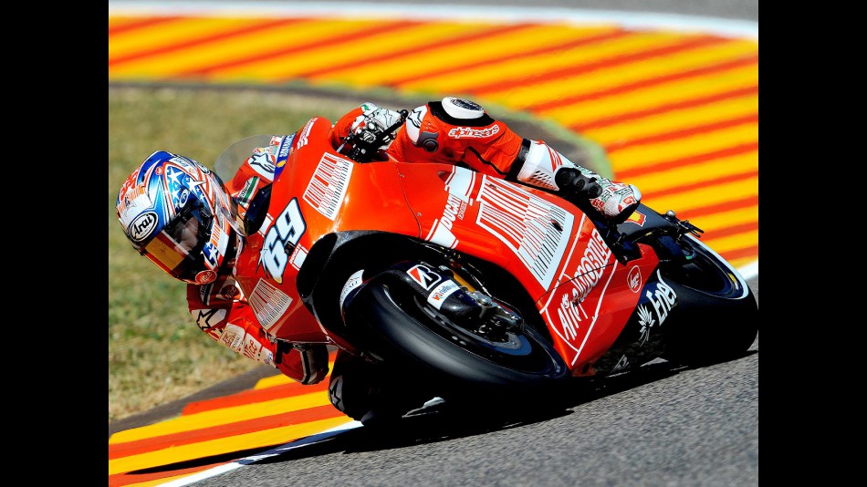 Nicky Hayden in action