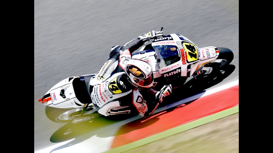 Randy de Puniet in action in Montmeló