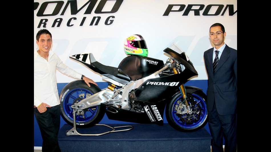 Aleix Espargaró at Promo Racing Moto2 presentation