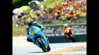 Loris Capirossi in action in Montmeló