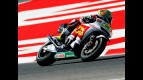 Toni Elias in action in Montmeló
