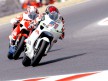 Stevie Bonsey riding ahead of Axel Pons in Montmeló