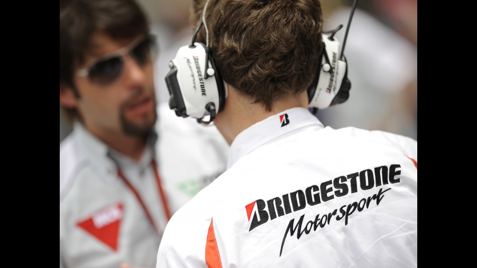 Bridgestone staff in the MotoGP Paddock