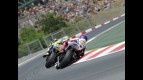 Valentino Rossi and Jorge Lorenzo on track at the Gran Premi Cinzano de Catalunya