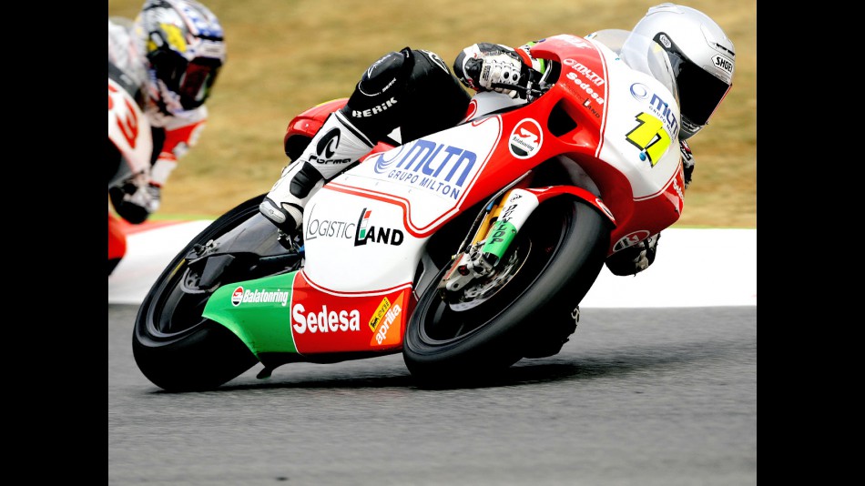 Balazs Nemeth in action in Montmeló