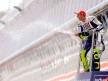 Valentino Rossi celebrates podium at Gran Premi Cinzano de Catalunya