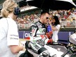 Gabor Talmacsi at starting grid in Montmeló
