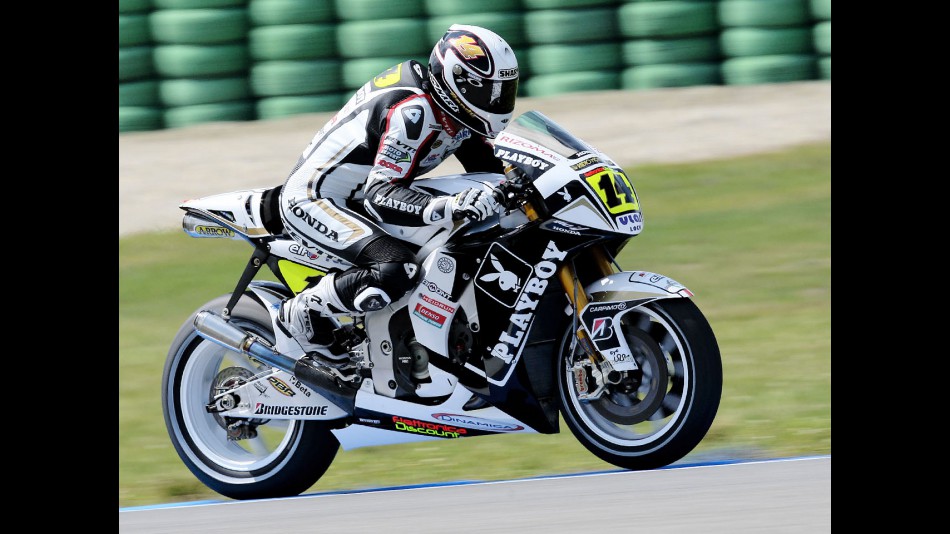 Randy de Puniet in action in Assen