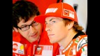 Nicky Hayden in the Ducati Marlboro garage