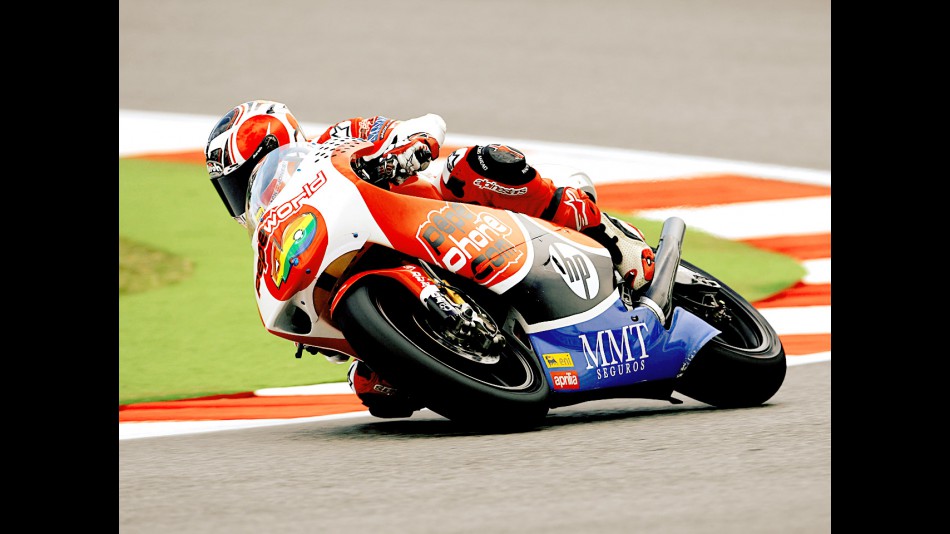 Héctor Barberá in action in Misano