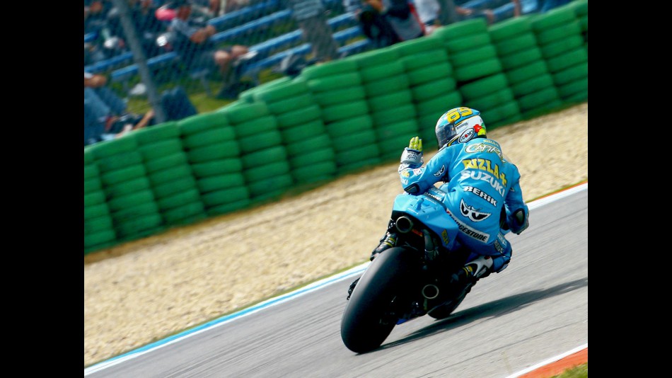 Loris Capirossi in action in Assen