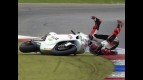 Stevie Bonsey crash during QP in Assen
