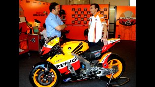 Benson on the Honda RC212V