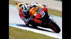 Dani Pedrosa in action in Assen