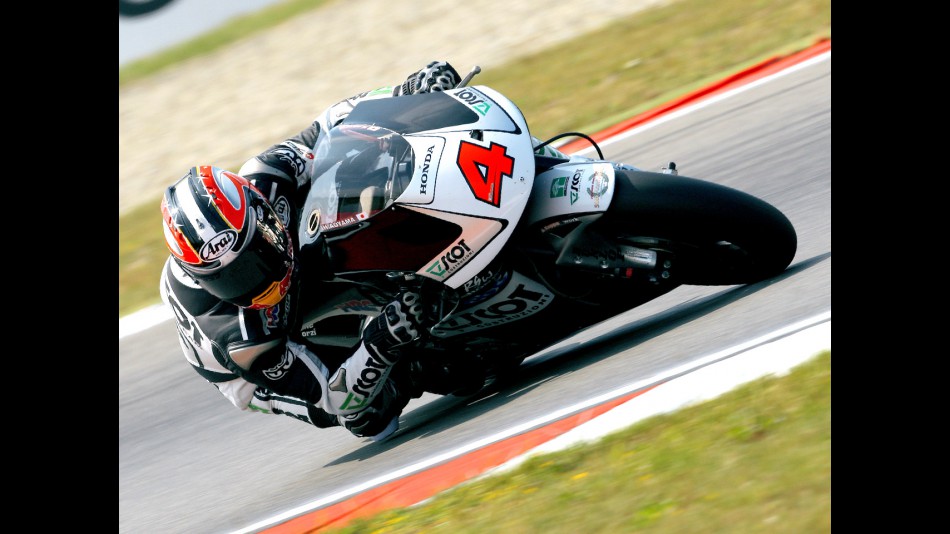 Hiroshi Aoyama in action in Assen