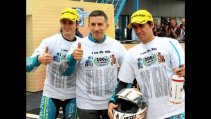 Aspar Team celebrate 200th podium with Assen clean sweep