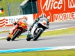 Alvaro Bautista crashes during 250cc race in Assen