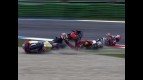 Mattia Pasini and Thomas Luthi crash during race in Assen