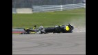 James Toseland crash during WUP in Assen